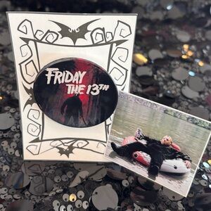 Friday the 13th Button Pin